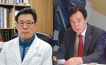 ▲ 김교웅 후보(왼쪽)와 이광래 후보.
